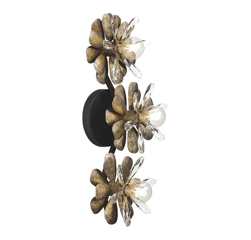 Savoy House 9-1964-3-18 Three Light Wall Sconce, Delphine