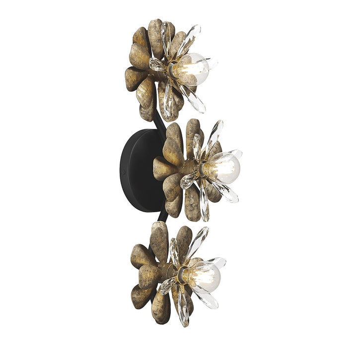 Savoy House 9-1964-3-18 Three Light Wall Sconce, Delphine