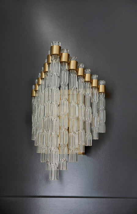 Cyan 11626 One Light Wall Sconce, Aged Brass