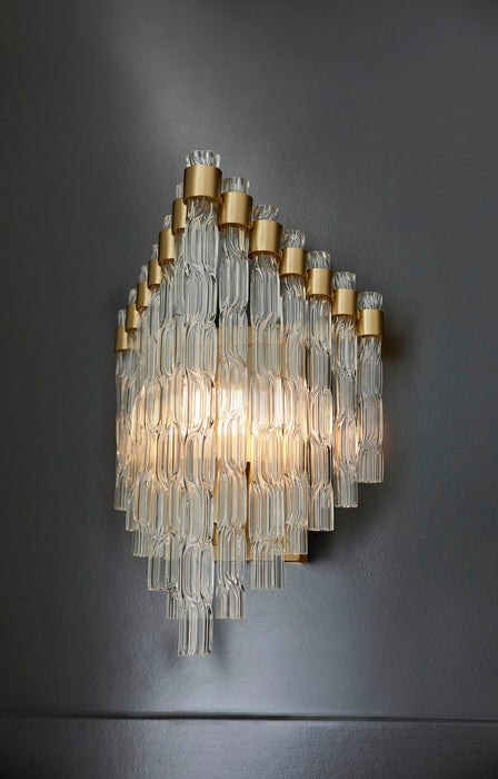 Cyan 11626 One Light Wall Sconce, Aged Brass