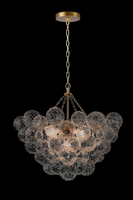Terracotta Designs H23101RS-5 Five Light Chandelier, Burnished Brass
