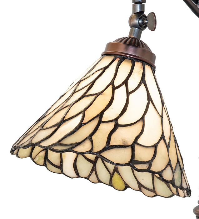 Meyda Tiffany 104299 One Light Table Lamp, Mahogany Bronze