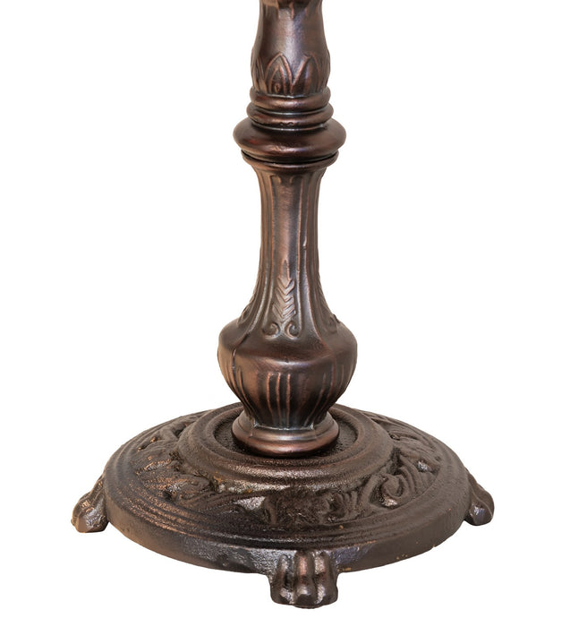 Meyda Tiffany 104299 One Light Table Lamp, Mahogany Bronze