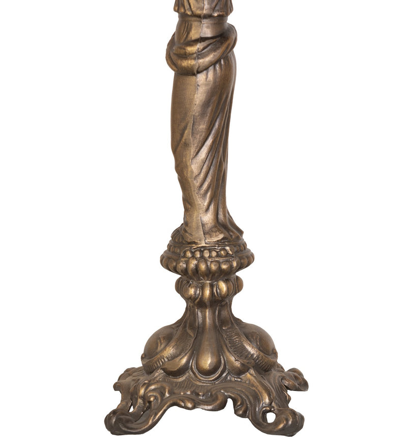 Meyda Tiffany 14520 One Light Table Base, Antique Brass