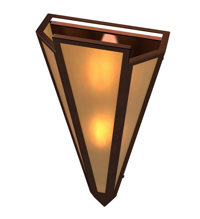 Meyda Tiffany 255742 Two Light Wall Sconce, Mahogany Bronze