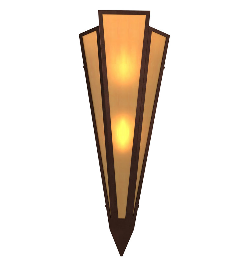 Meyda Tiffany 255742 Two Light Wall Sconce, Mahogany Bronze