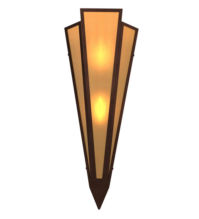 Meyda Tiffany 255742 Two Light Wall Sconce, Mahogany Bronze