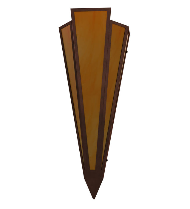 Meyda Tiffany 255743 Two Light Wall Sconce, Mahogany Bronze