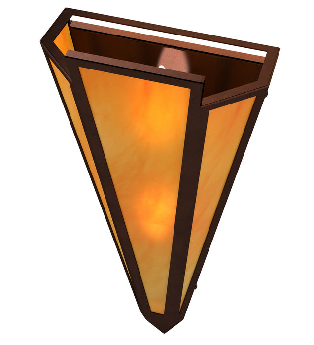 Meyda Tiffany 255743 Two Light Wall Sconce, Mahogany Bronze