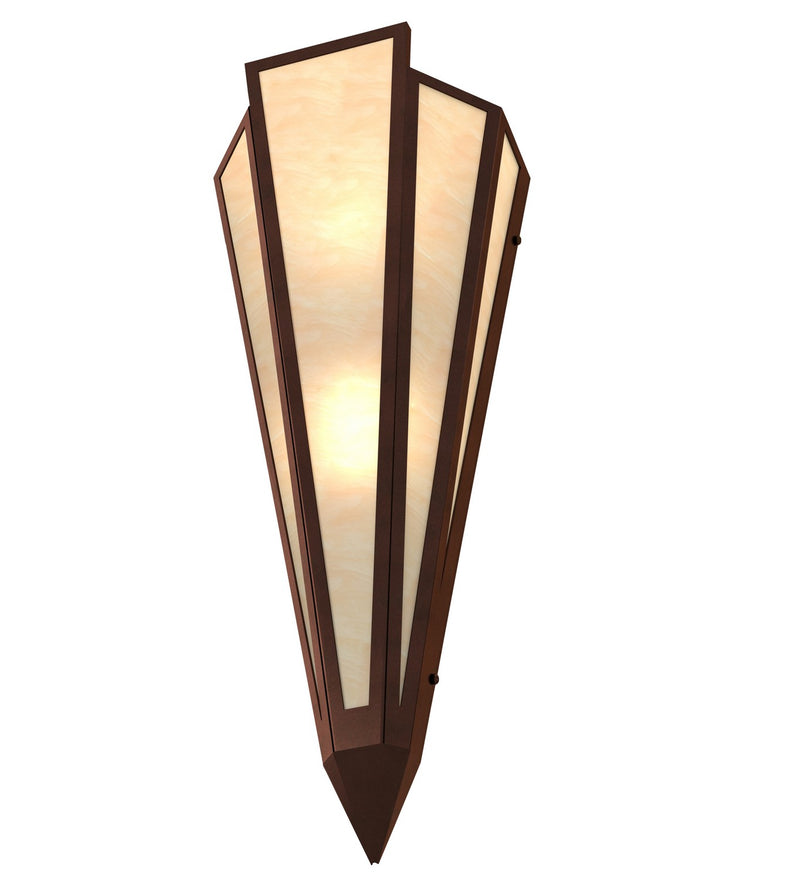 Meyda Tiffany 255744 Two Light Wall Sconce, Mahogany Bronze