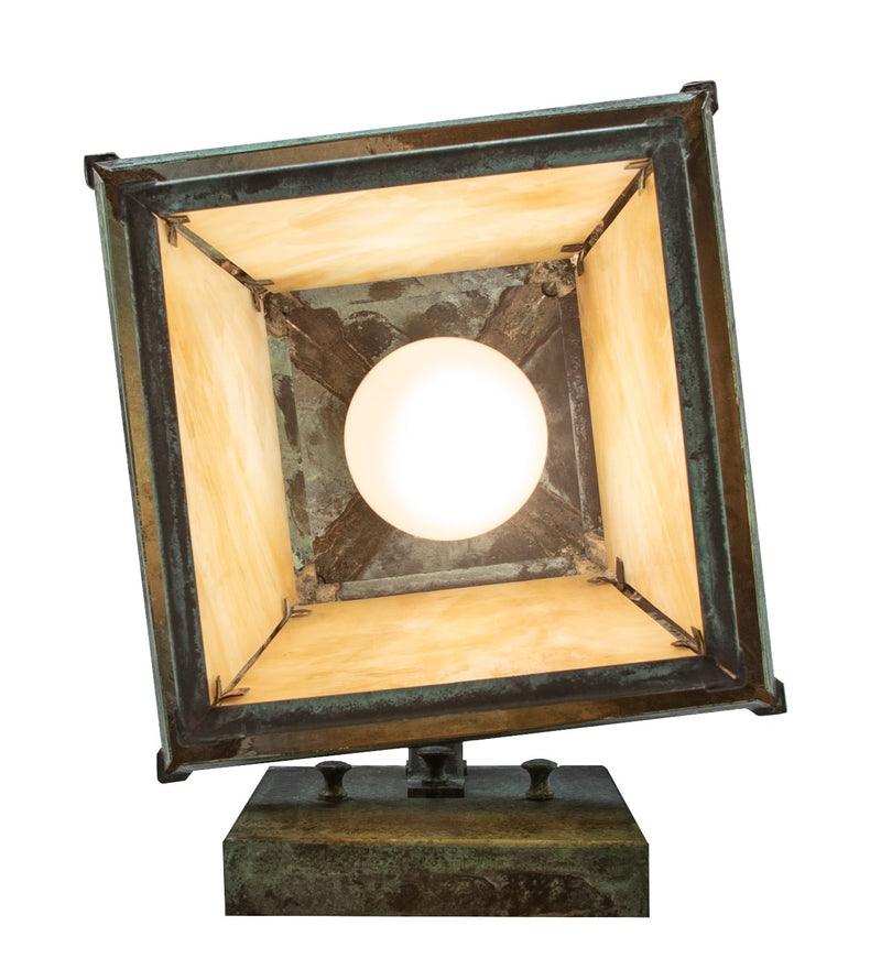 Meyda Tiffany 258388 8" Wall Sconce, Craftsman Verdigris