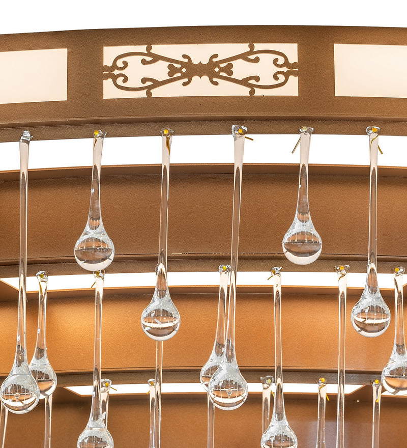 Meyda Tiffany 259802 LED Chandelier, Bronze Metallic