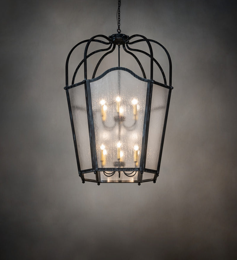Meyda Tiffany 260061 12 Light Pendant, Antique Iron Gate