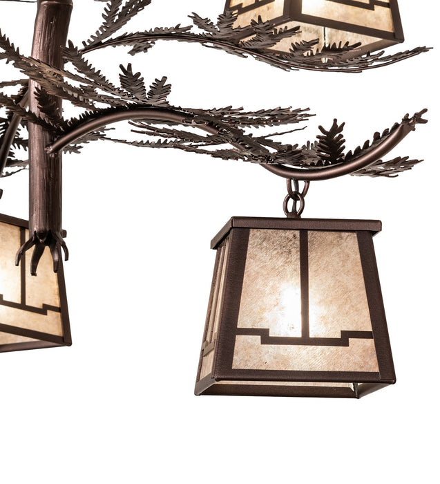 Meyda Tiffany 262132 Five Light Chandelier, Mahogany Bronze