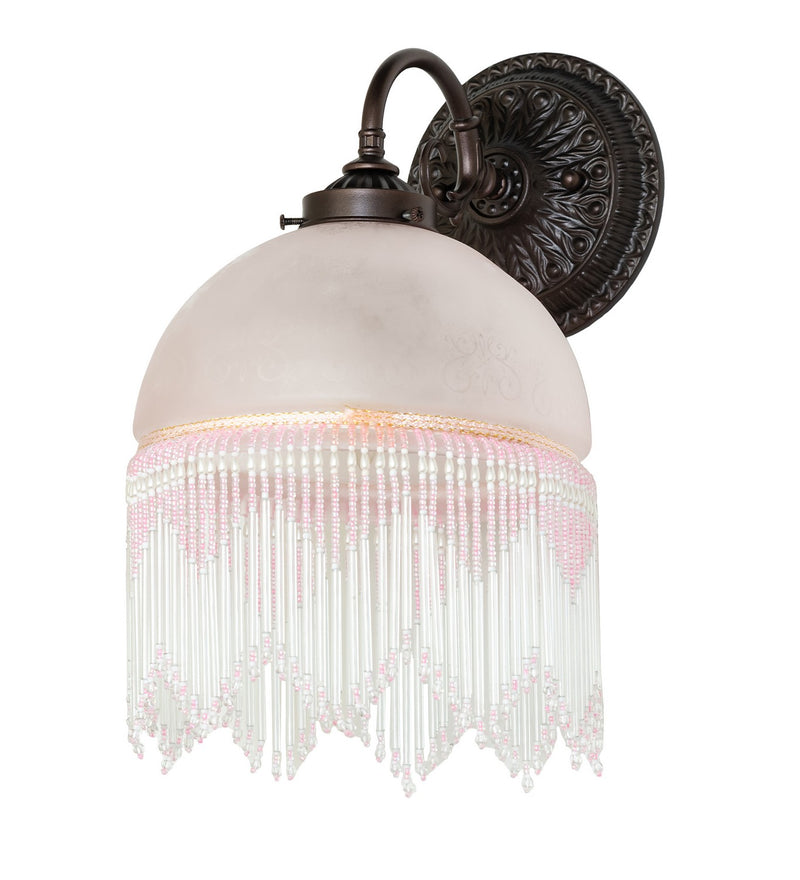 Meyda Tiffany 263043 One Light Wall Sconce, Mahogany Bronze