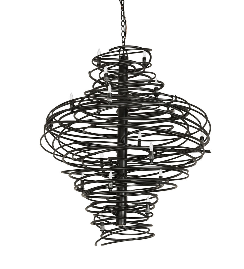 Meyda Tiffany 263093 20 Light Chandelier, Solar Black