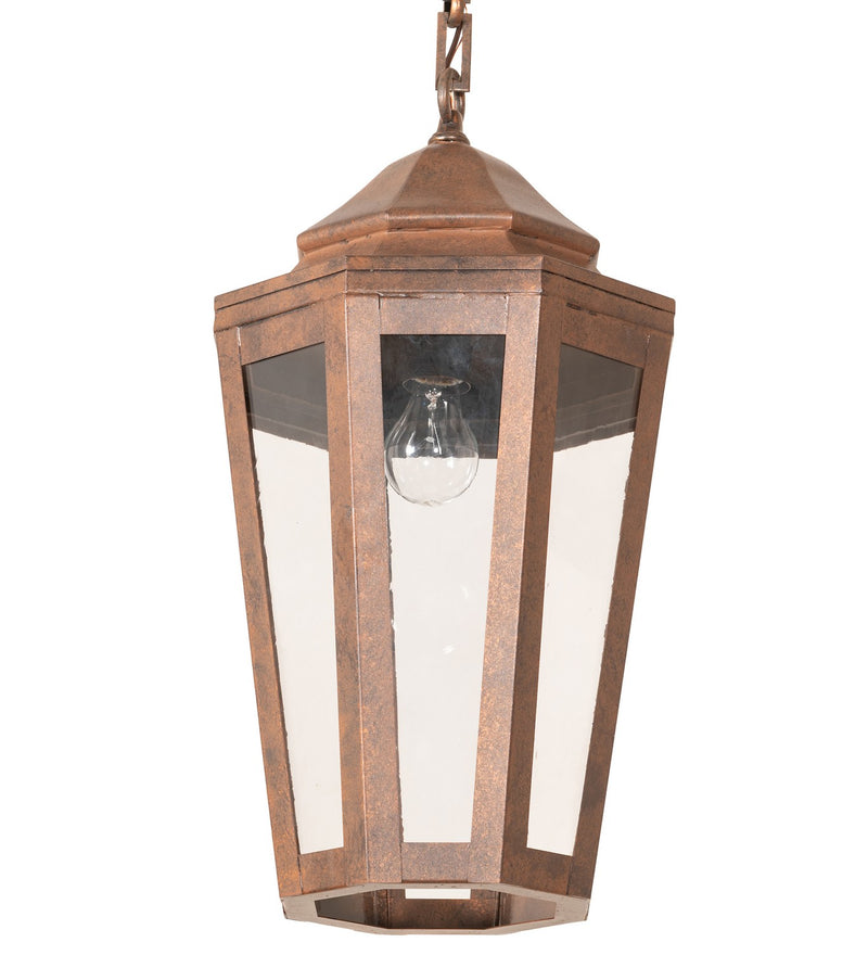 Meyda Tiffany 264597 One Light Pendant, Antique Rust