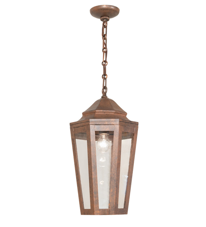 Meyda Tiffany 264597 One Light Pendant, Antique Rust
