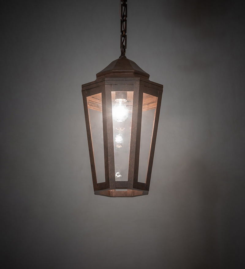 Meyda Tiffany 264597 One Light Pendant, Antique Rust
