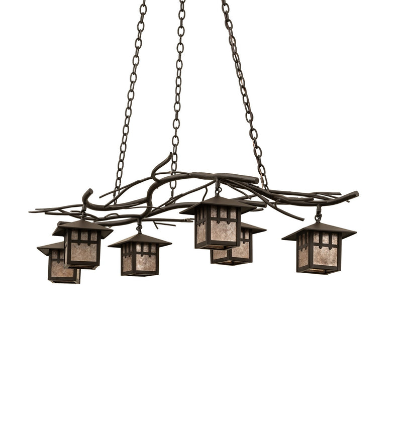 Meyda Tiffany 265801 Six Light Chandelier, Oil Rubbed Bronze