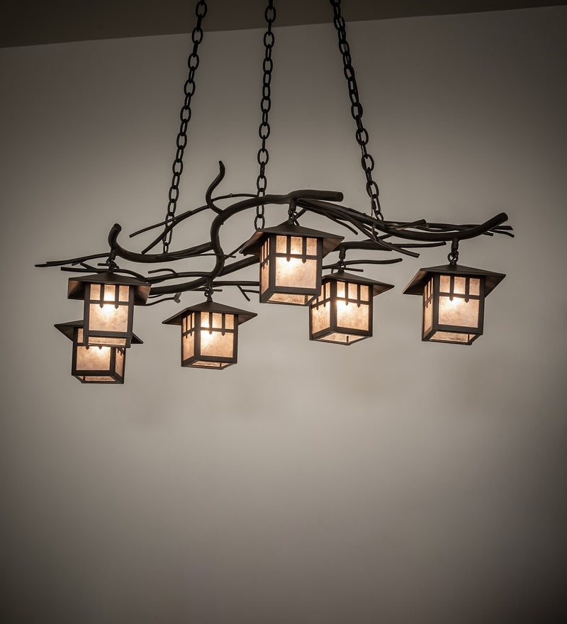 Meyda Tiffany 265801 Six Light Chandelier, Oil Rubbed Bronze
