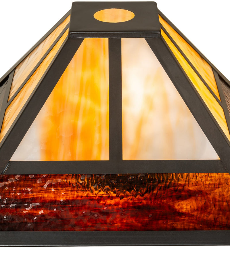 Meyda Tiffany 266821 Shade, Craftsman Brown