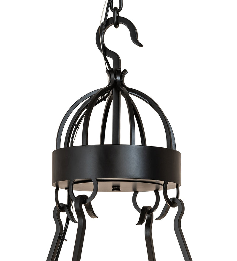 Meyda Tiffany 267209 12 Light Chandelier, Solar Black