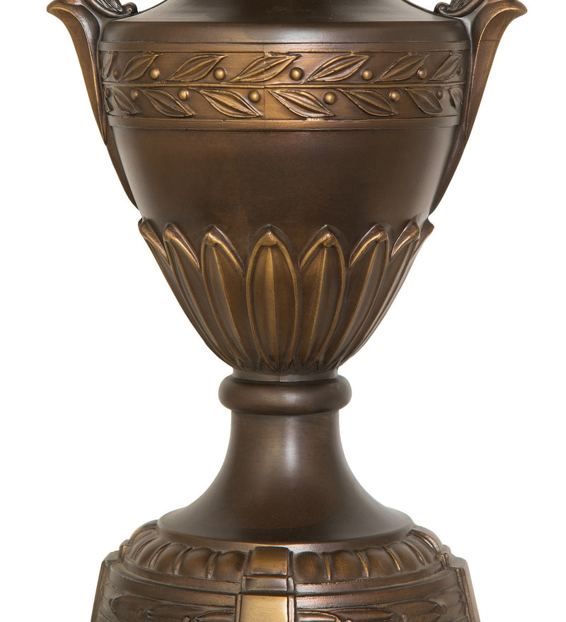 Meyda Tiffany 49282 One Light Table Base, Mahogany Bronze
