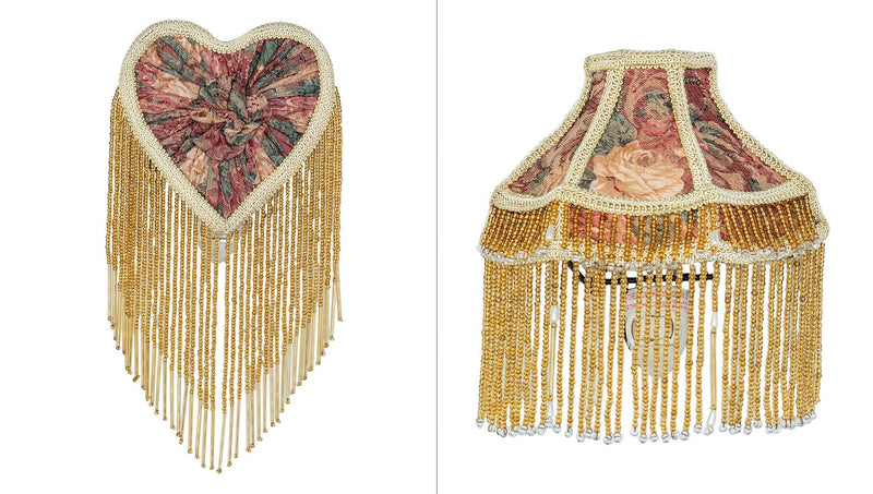 Meyda Tiffany 68602 Set of Two Fringed Night Light