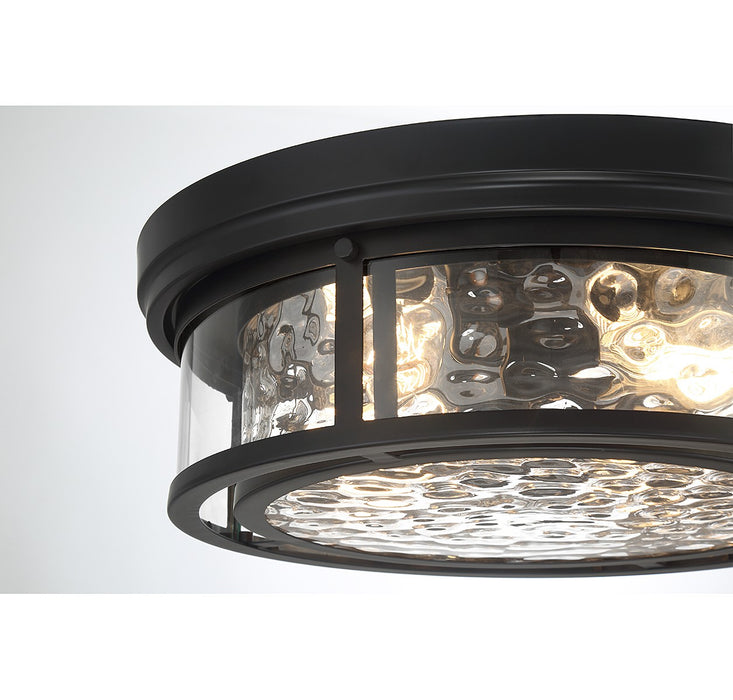 Lighting One E V6-L6-4906-4-89 Four Light Flush Mount, Matte Black