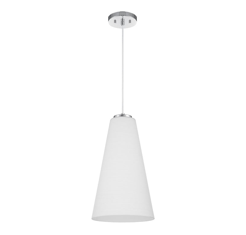 Lighting One E V6-L7-5001-1-11 One Light Pendant, Chrome