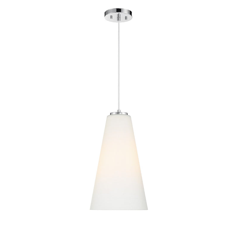 Lighting One E V6-L7-5001-1-11 One Light Pendant, Chrome