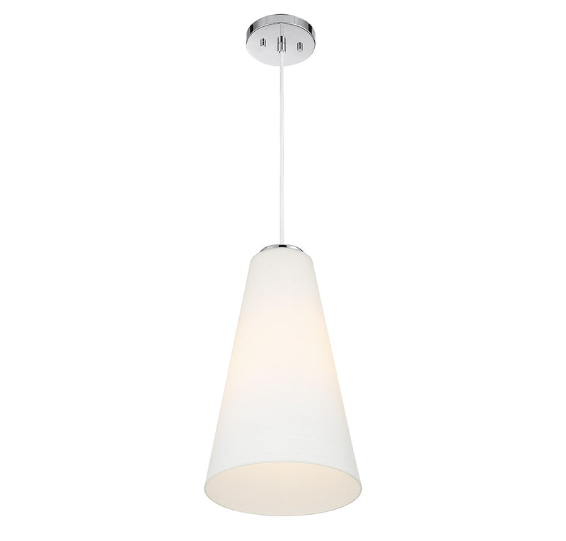 Lighting One E V6-L7-5001-1-11 One Light Pendant, Chrome