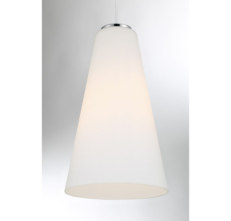 Lighting One E V6-L7-5001-1-11 One Light Pendant, Chrome