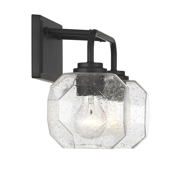 Lighting One E V6-L8-4399-2-BK Two Light Bathroom Vanity, Matte Black