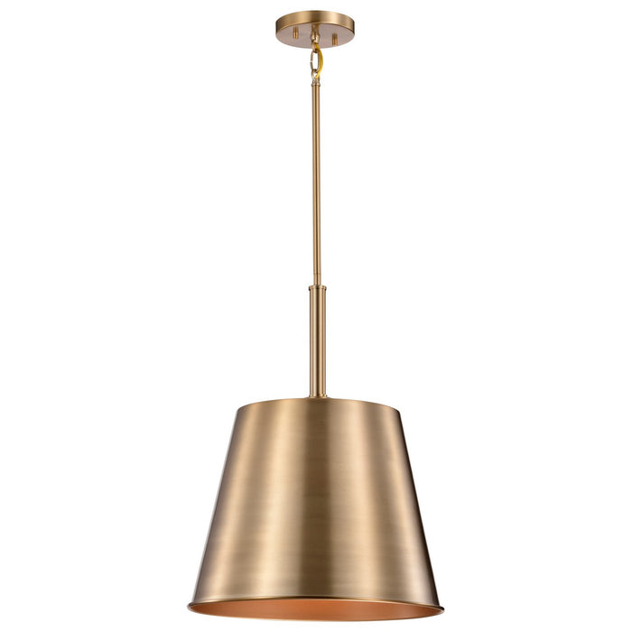 Nuvo Lighting 60-7938 One Light Pendant, Burnished Brass / Gold
