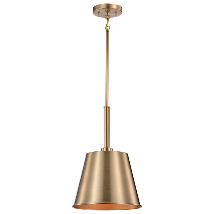 Nuvo Lighting 60-7939 One Light Pendant, Burnished Brass / Gold