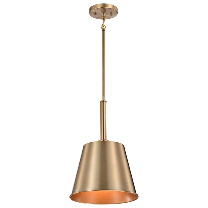 Nuvo Lighting 60-7939 One Light Pendant, Burnished Brass / Gold