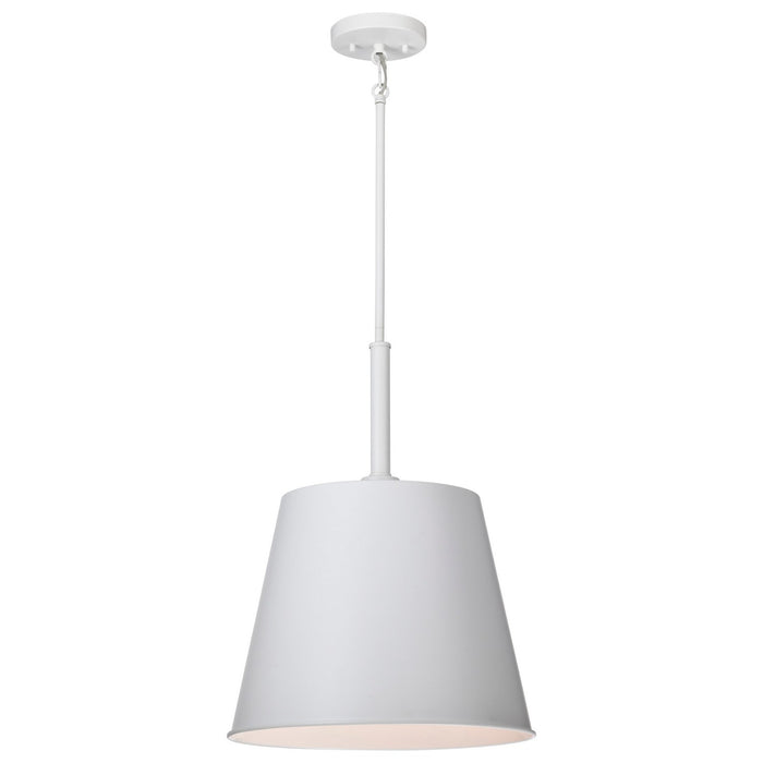 Nuvo Lighting 60-7948 One Light Pendant, Matte White