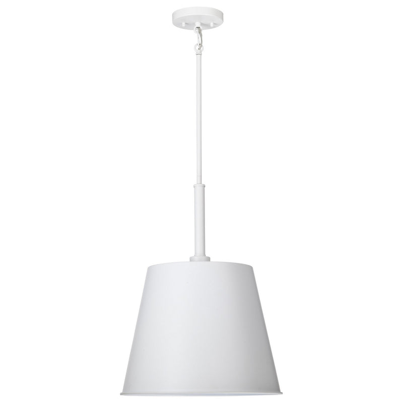 Nuvo Lighting 60-7948 One Light Pendant, Matte White