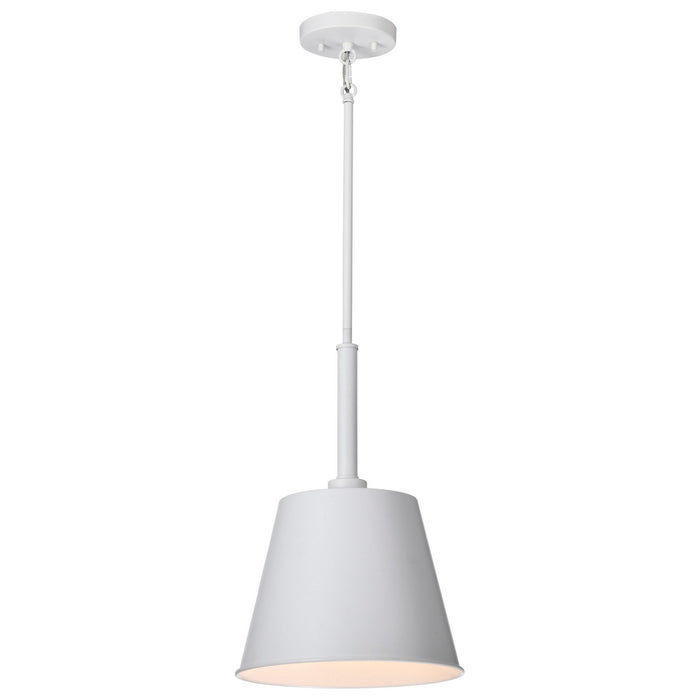 Nuvo Lighting 60-7949 One Light Pendant, Matte White