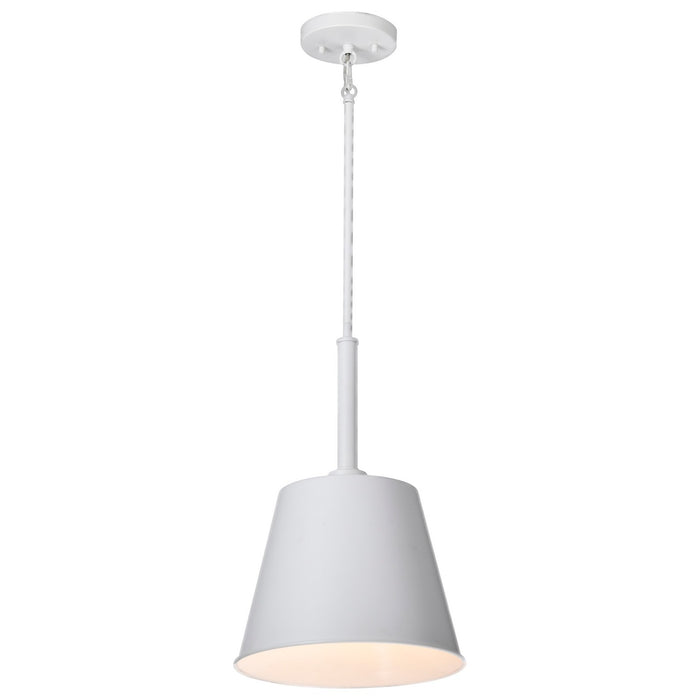 Nuvo Lighting 60-7949 One Light Pendant, Matte White