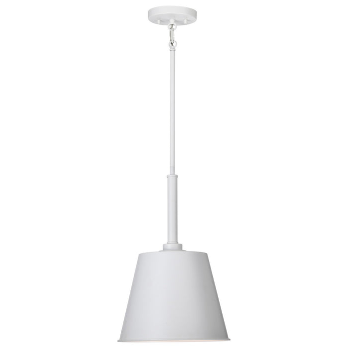 Nuvo Lighting 60-7949 One Light Pendant, Matte White