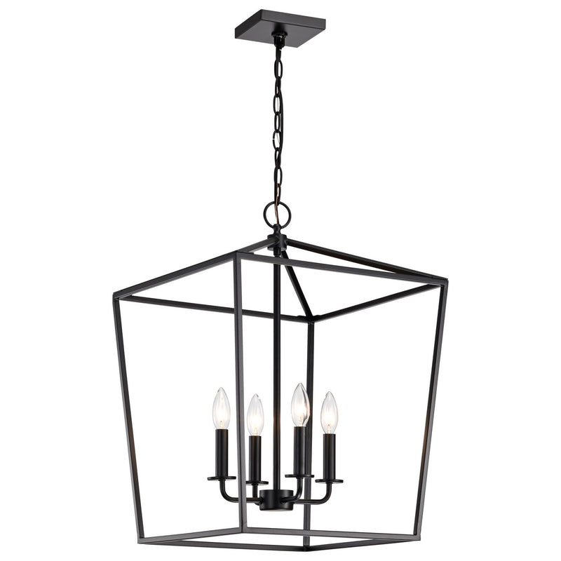 Nuvo Lighting 60-7951 Four Light Pendant, Dark Bronze