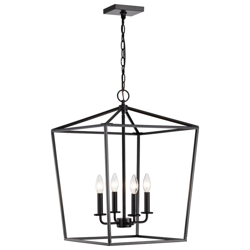 Nuvo Lighting 60-7951 Four Light Pendant, Dark Bronze