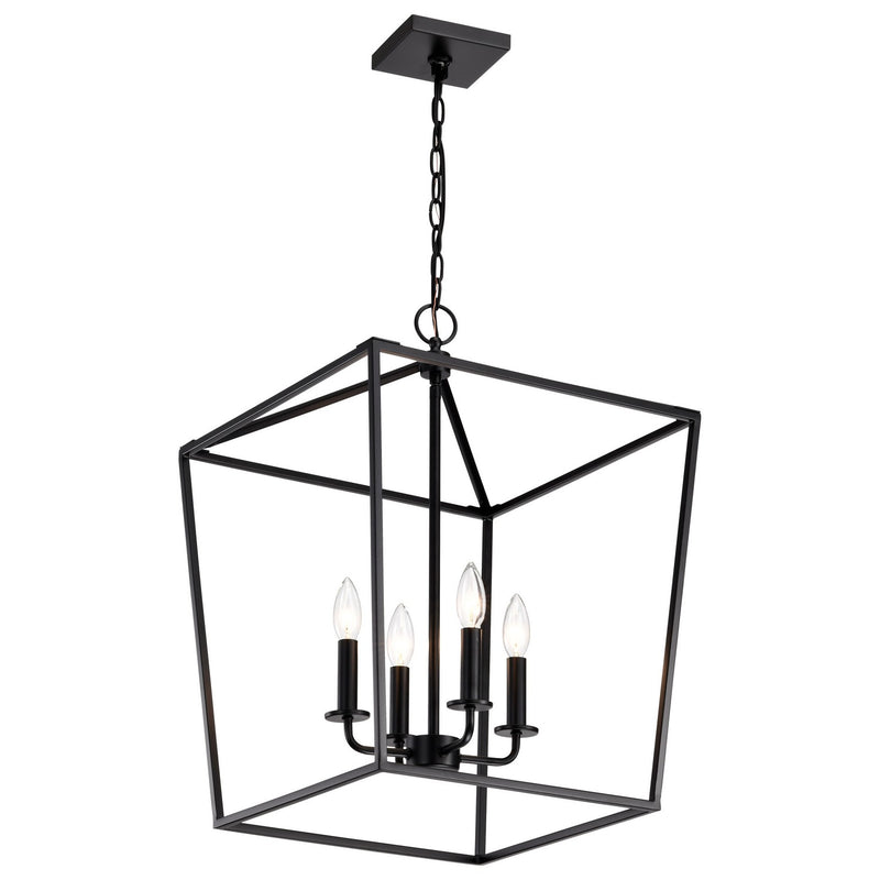 Nuvo Lighting 60-7951 Four Light Pendant, Dark Bronze