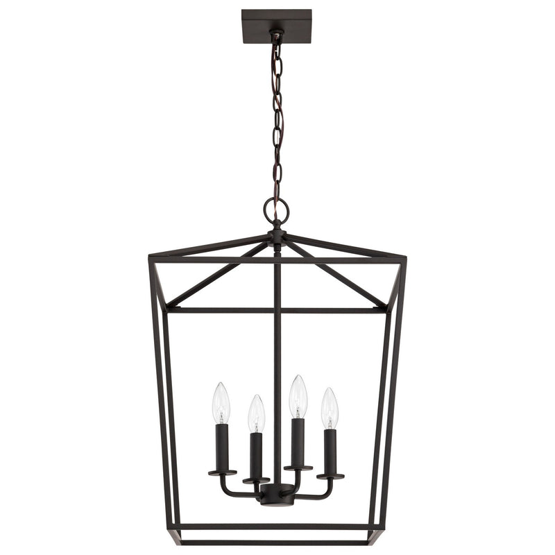 Nuvo Lighting 60-7952 Four Light Pendant, Dark Bronze