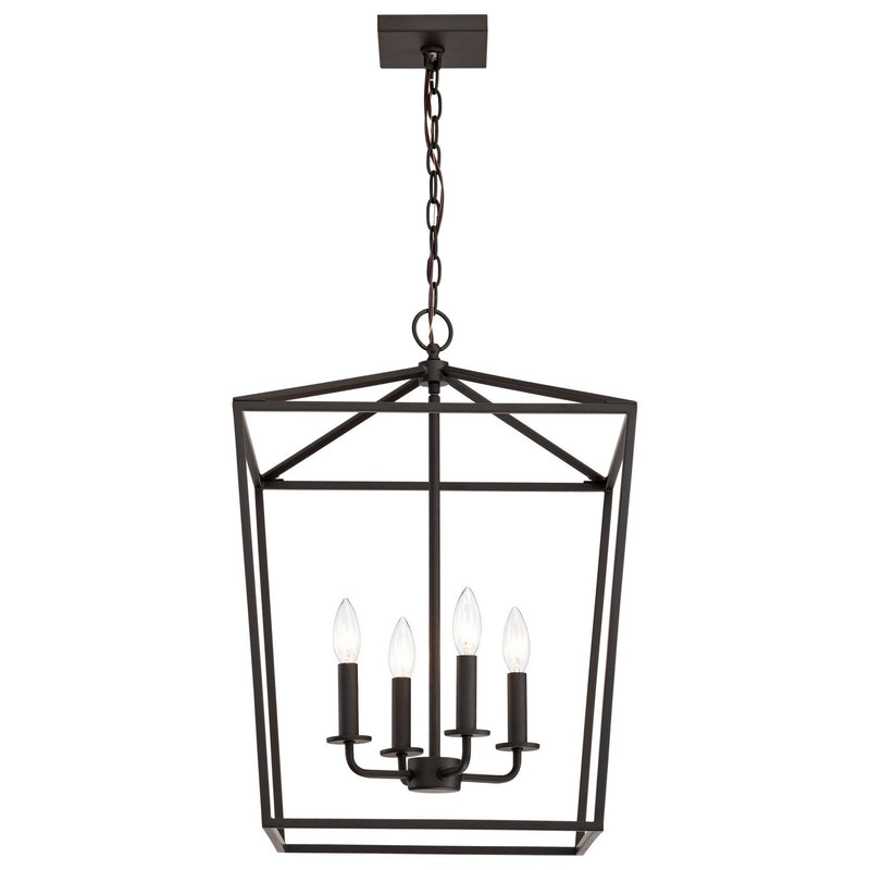 Nuvo Lighting 60-7952 Four Light Pendant, Dark Bronze