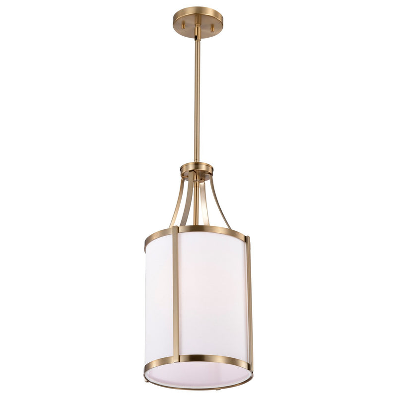 Nuvo Lighting 60-7961 One Light Pendant, Burnished Brass