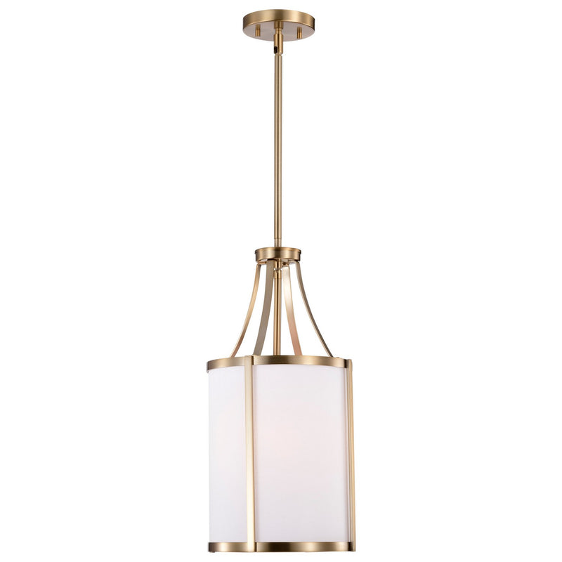Nuvo Lighting 60-7961 One Light Pendant, Burnished Brass